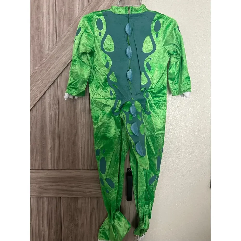 NEW Spooktacular Creations Green T-Rex small child 5-7 costume